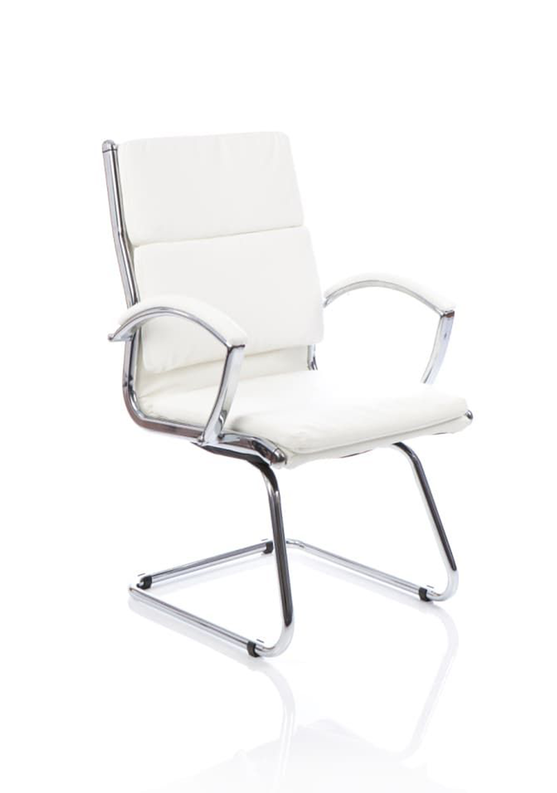 Classic Medium Back Cantilever Visitor Chair with Arms