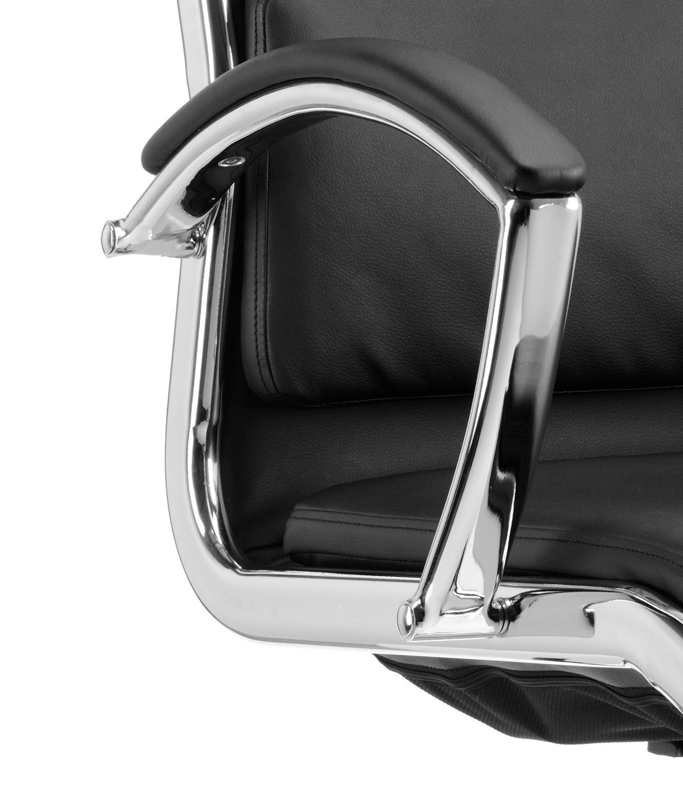 Classic Medium Back Cantilever Visitor Chair with Arms