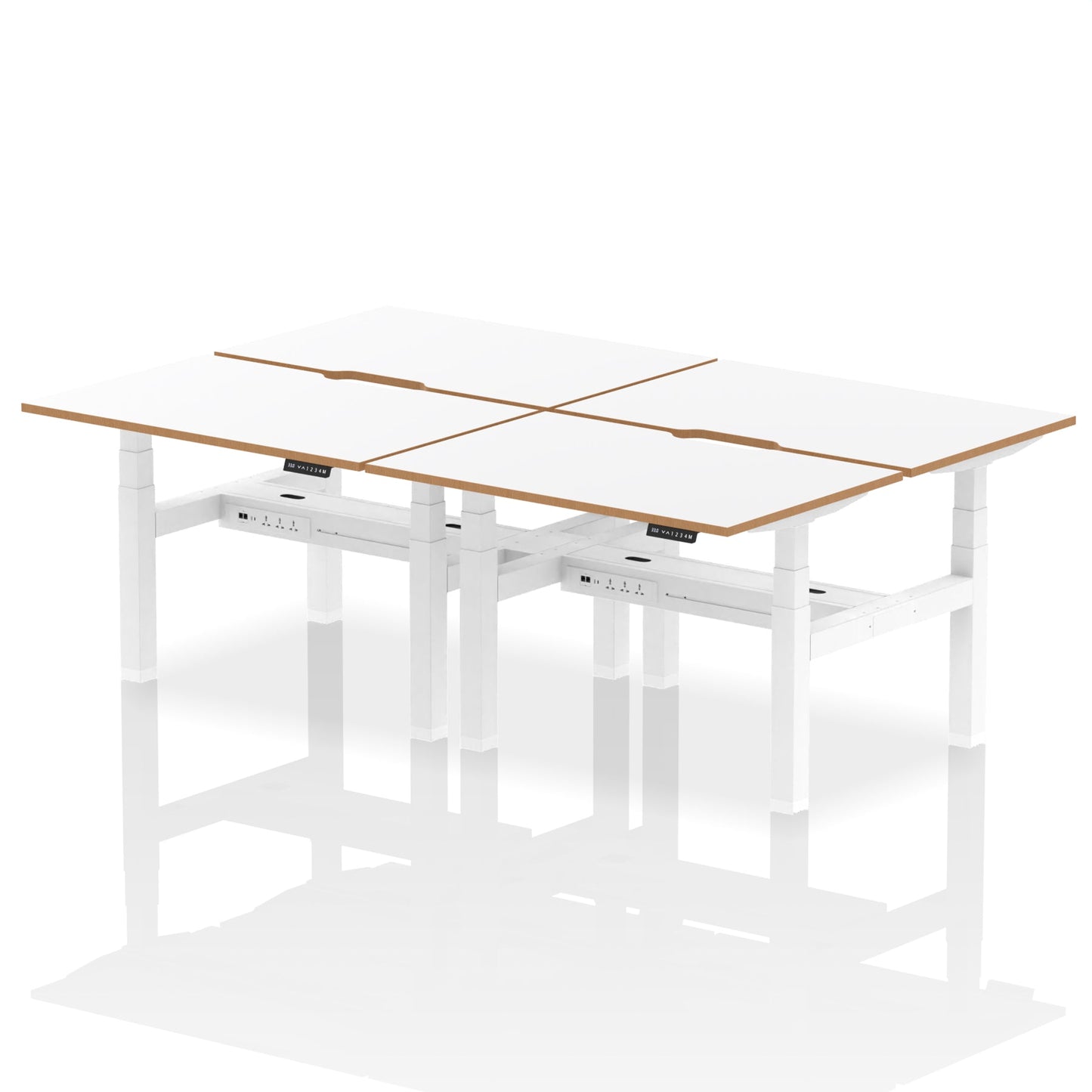 Oslo Air Back-to-Back Height Adjustable Bench Desk