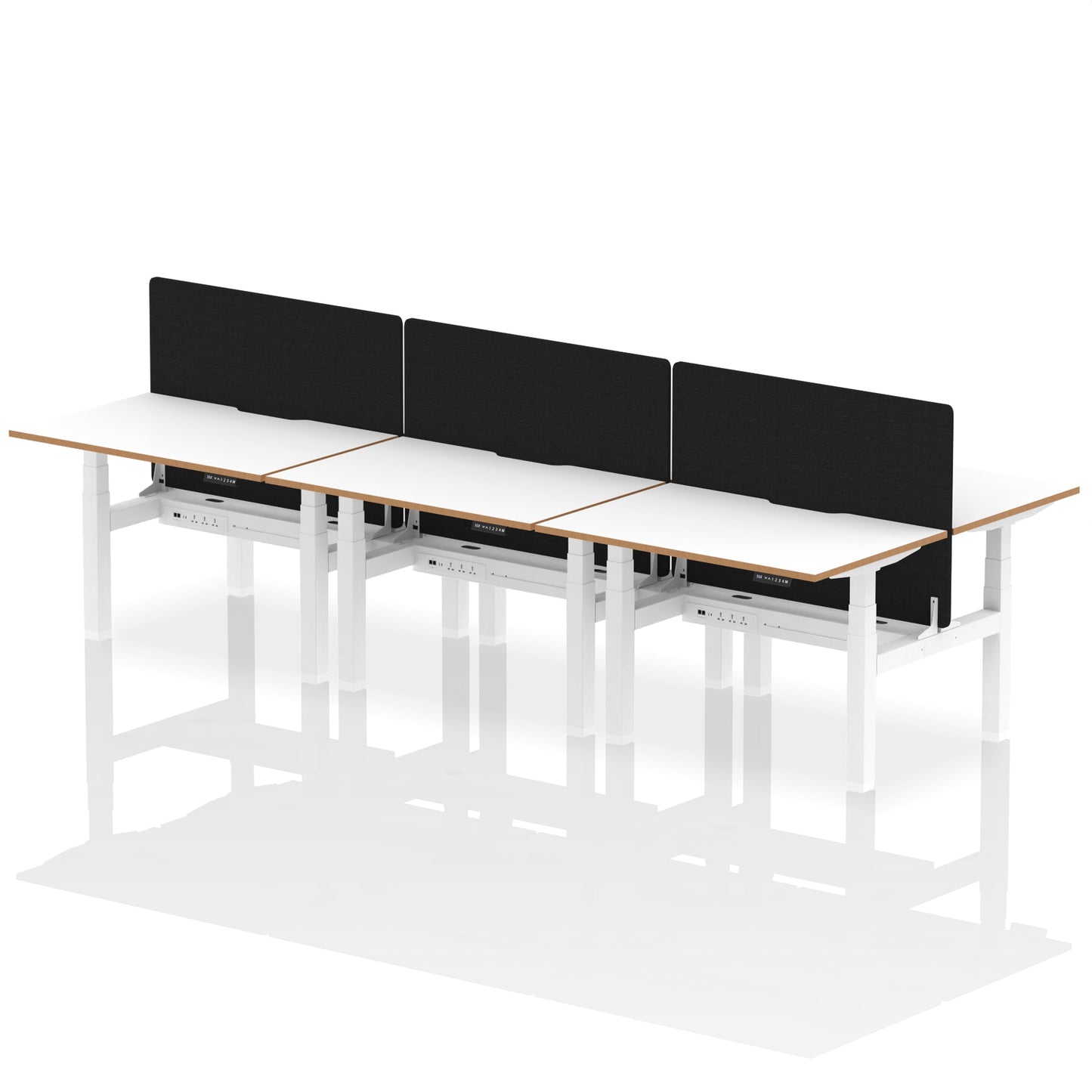 Oslo Air Back-to-Back Height Adjustable Bench Desk