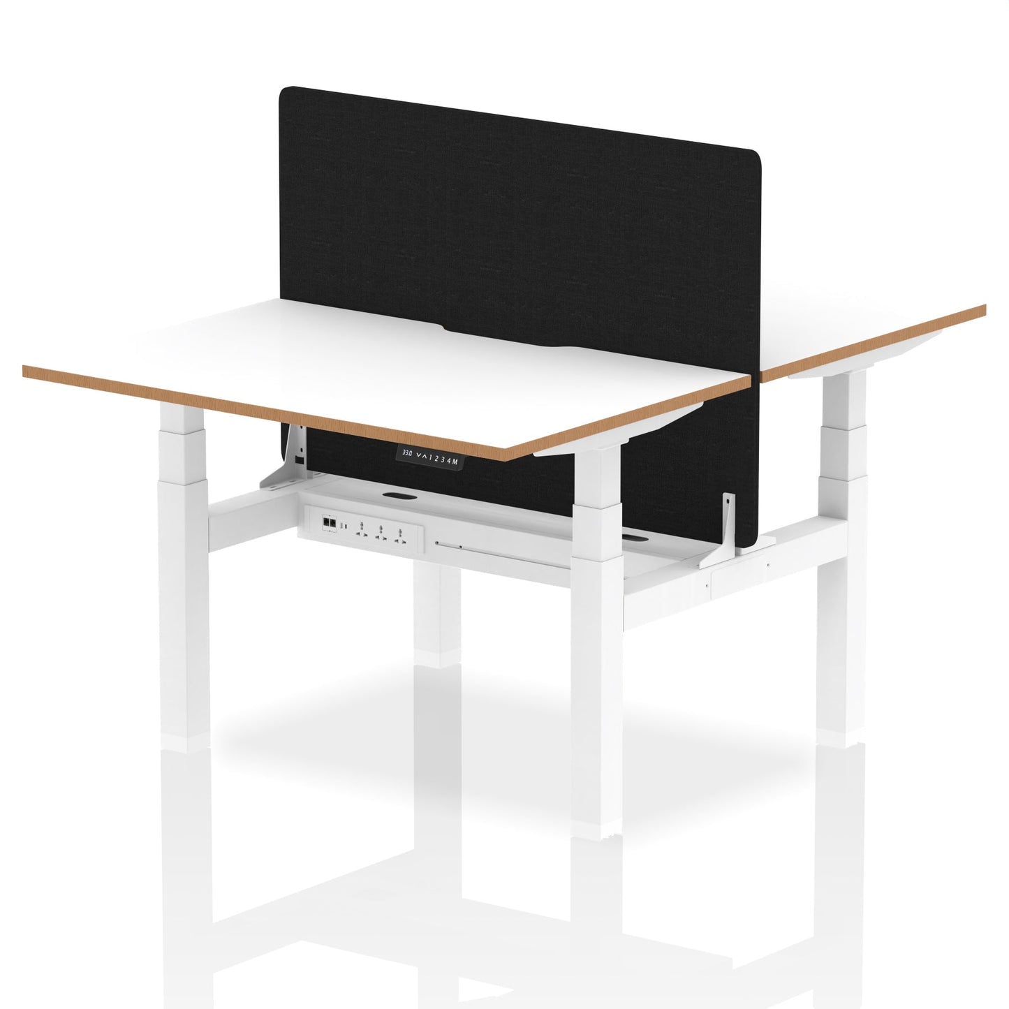 Oslo Air Back-to-Back Height Adjustable Bench Desk