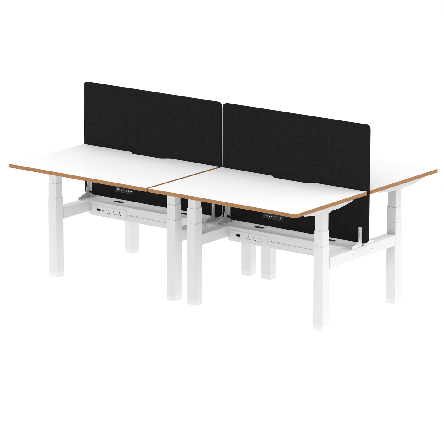 Oslo Air Back-to-Back Height Adjustable Bench Desk