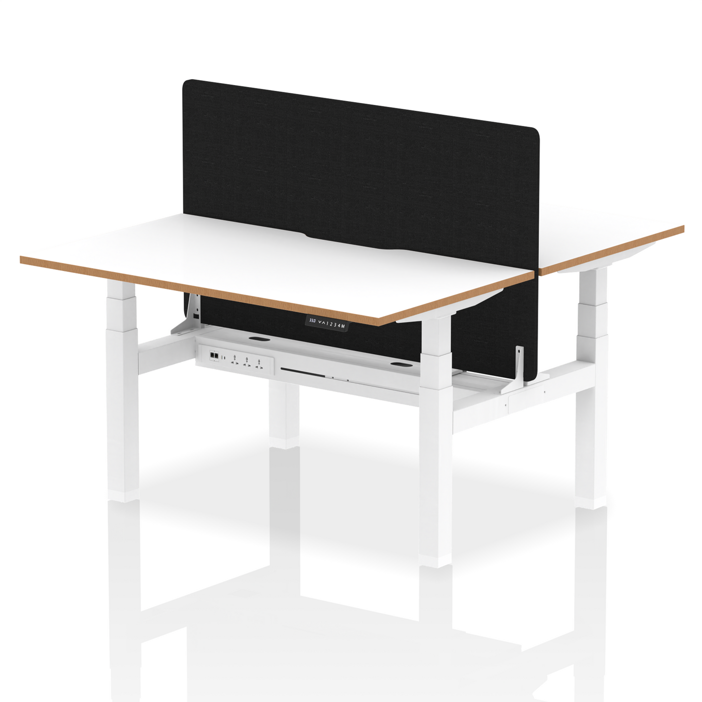 Oslo Air Back-to-Back Height Adjustable Bench Desk