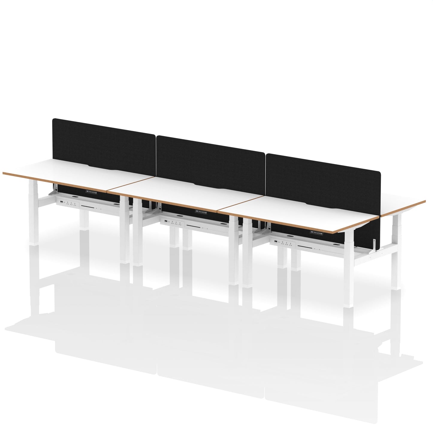 Oslo Air Back-to-Back Height Adjustable Bench Desk