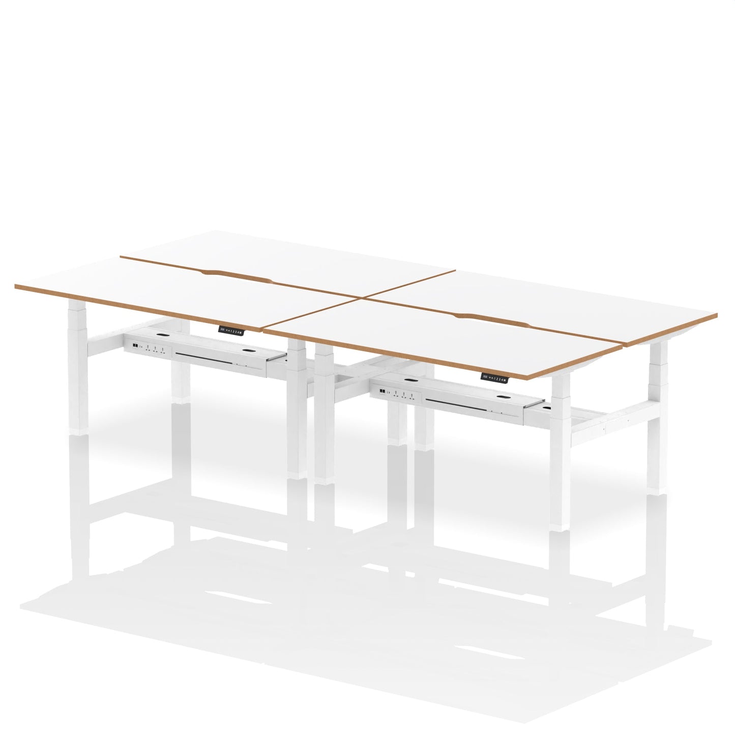 Oslo Air Back-to-Back Height Adjustable Bench Desk