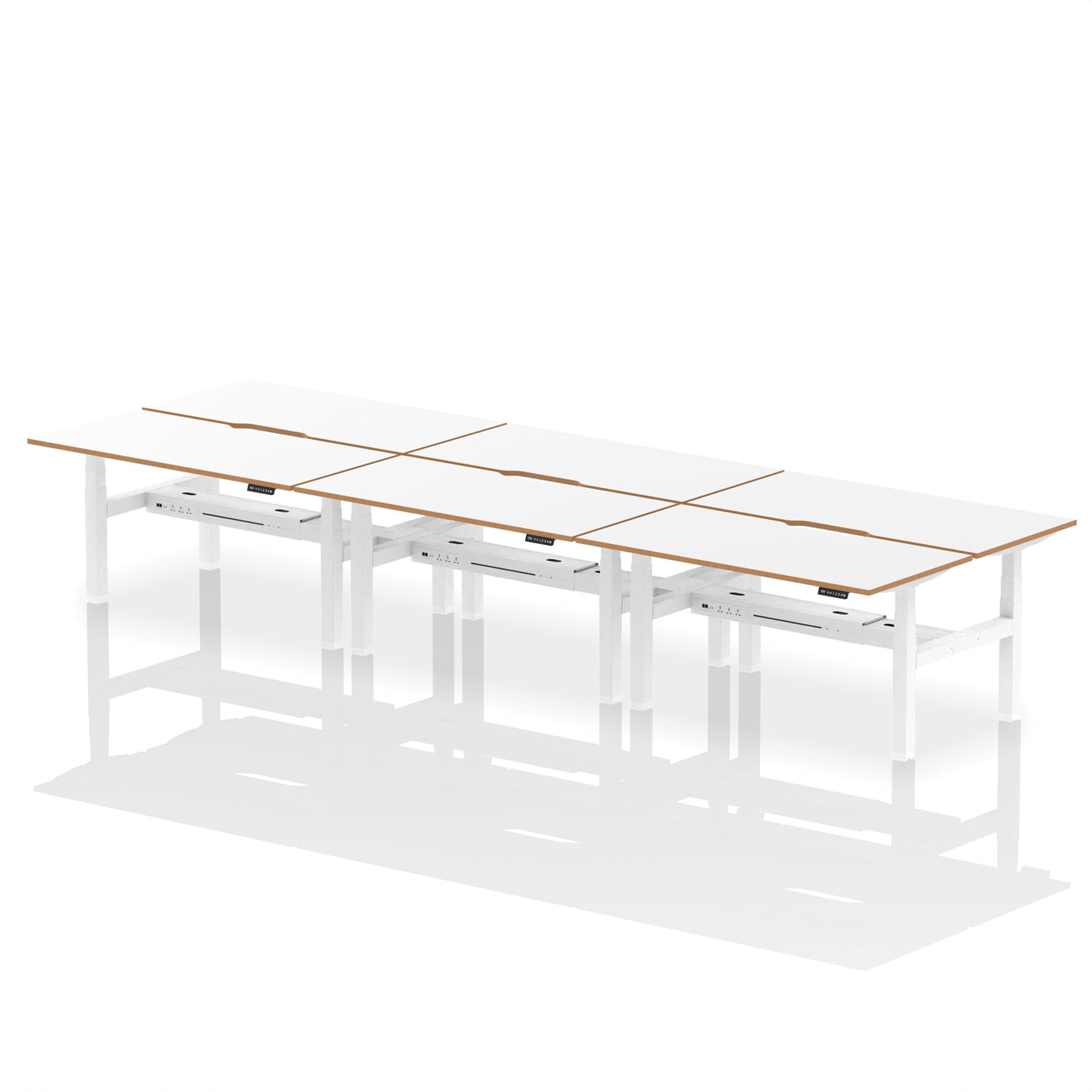 Oslo Air Back-to-Back Height Adjustable Bench Desk