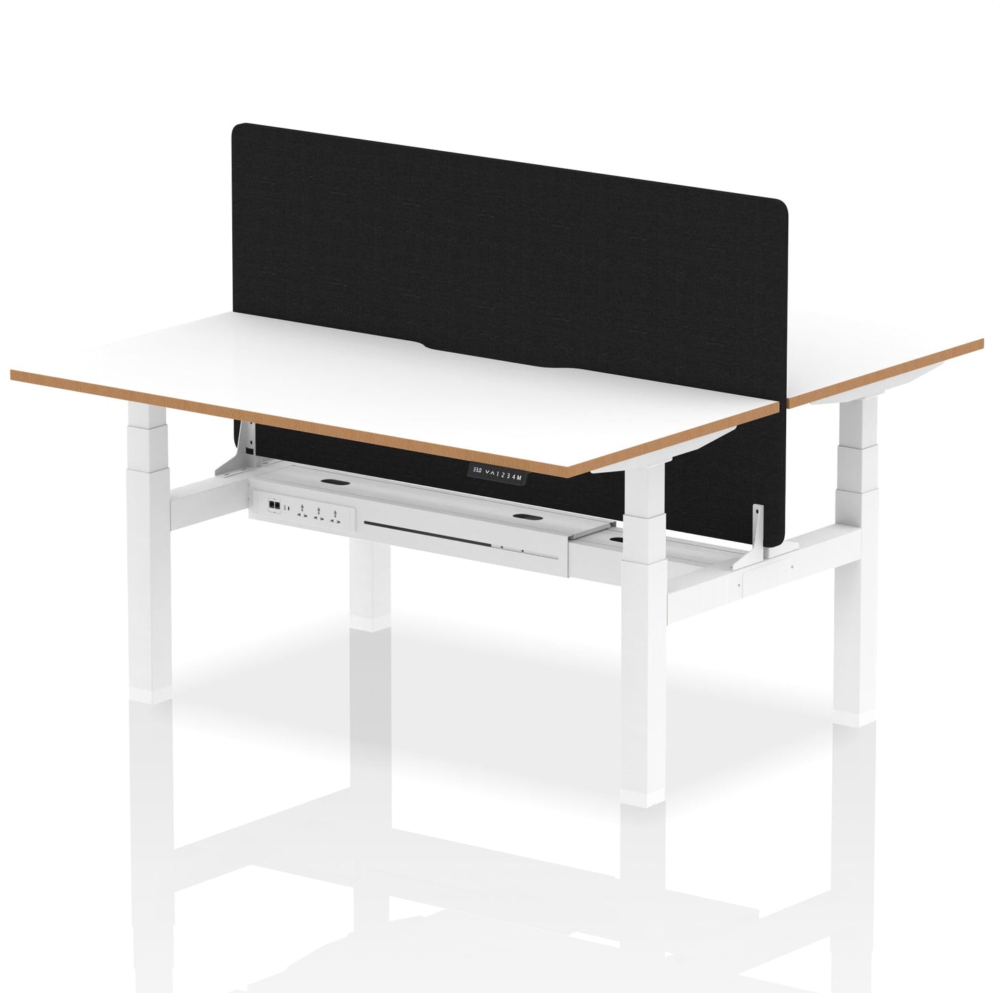 Oslo Air Back-to-Back Height Adjustable Bench Desk