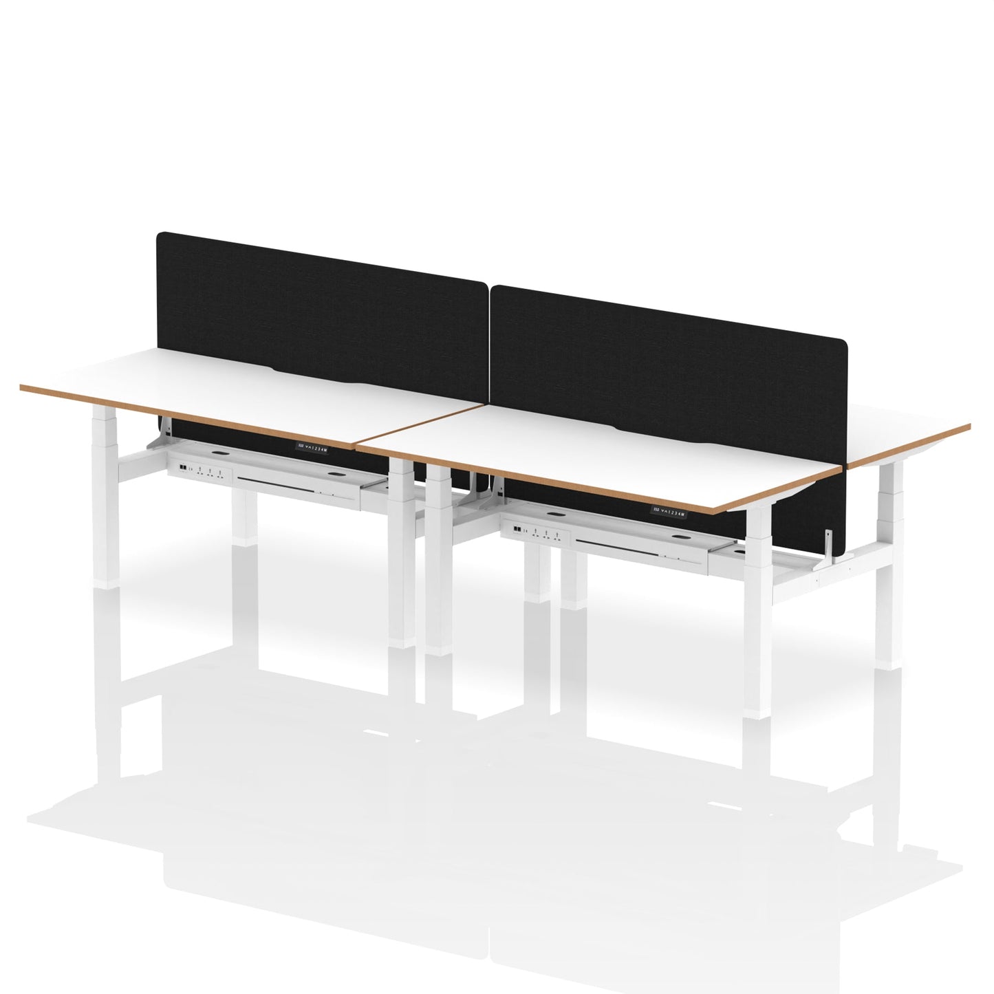 Oslo Air Back-to-Back Height Adjustable Bench Desk