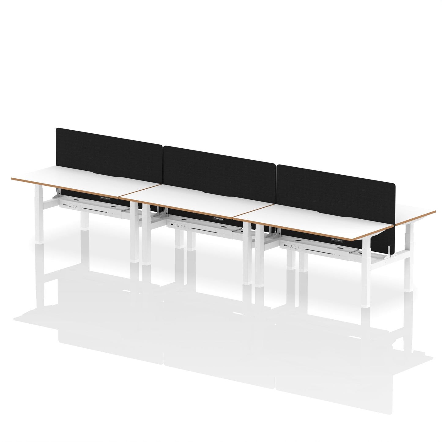 Oslo Air Back-to-Back Height Adjustable Bench Desk