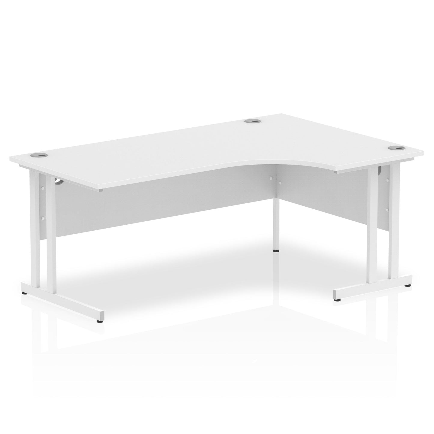 Impulse 1800mm Right Crescent Desk Cantilever Leg