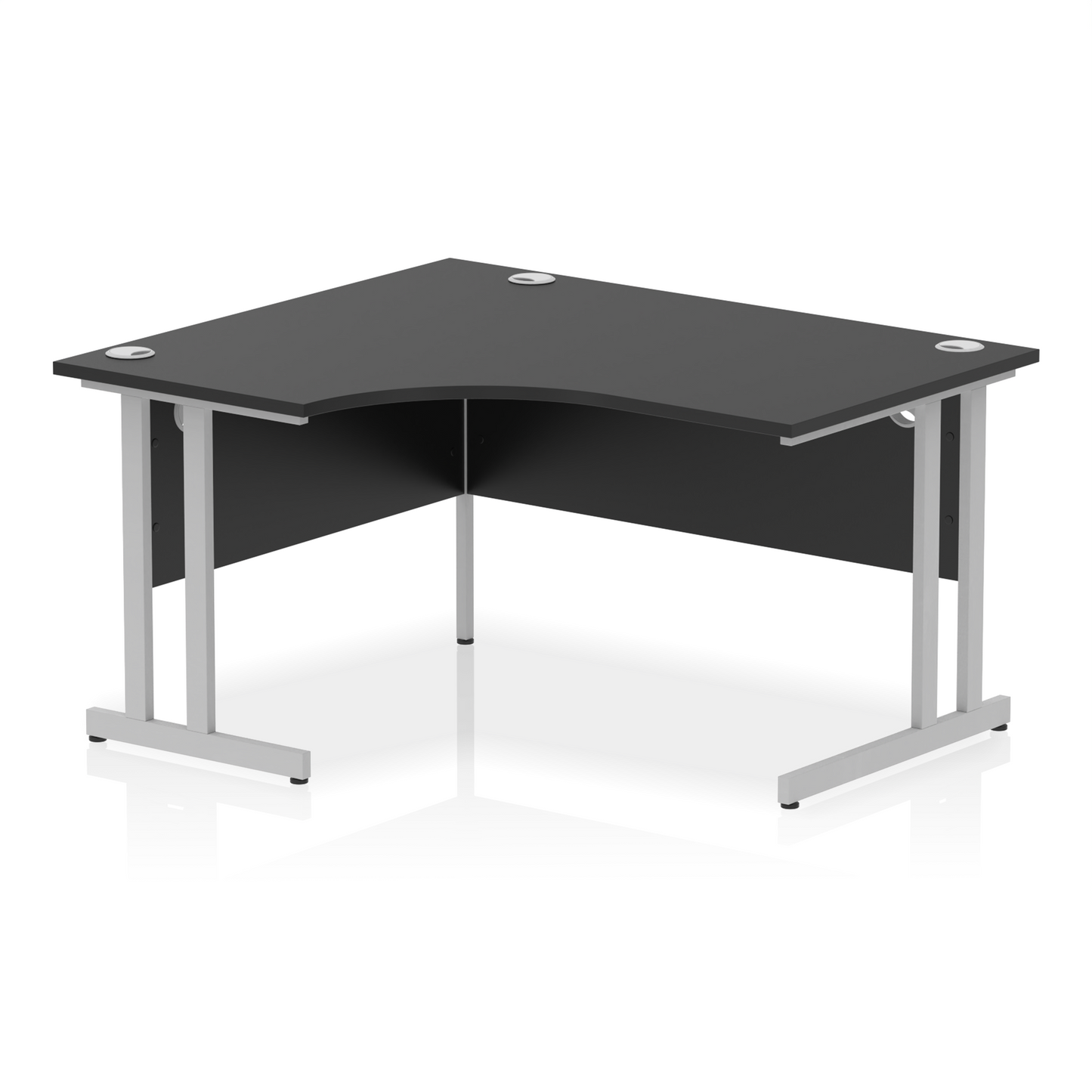 Impulse 1400mm Left Crescent Desk Cantilever Leg