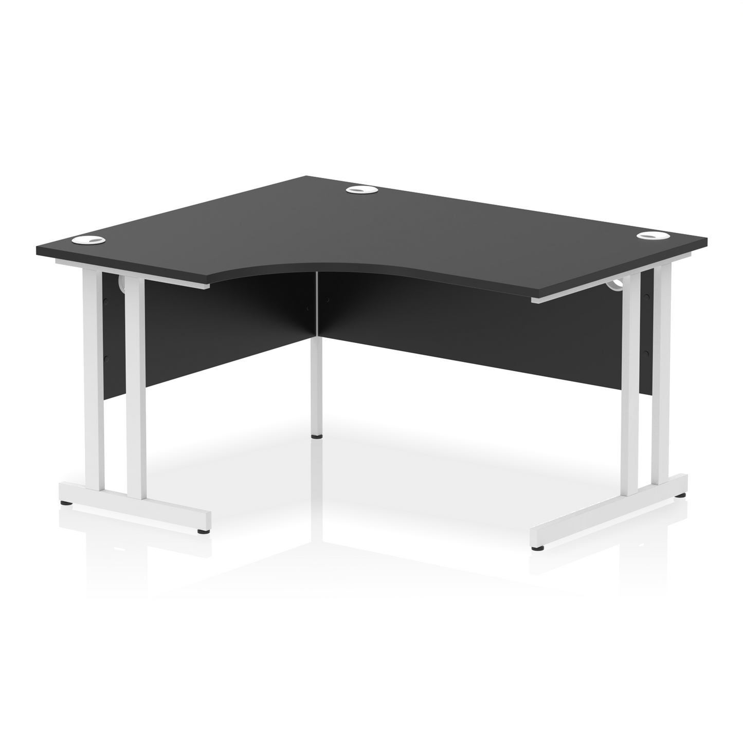 Impulse 1400mm Left Crescent Desk Cantilever Leg