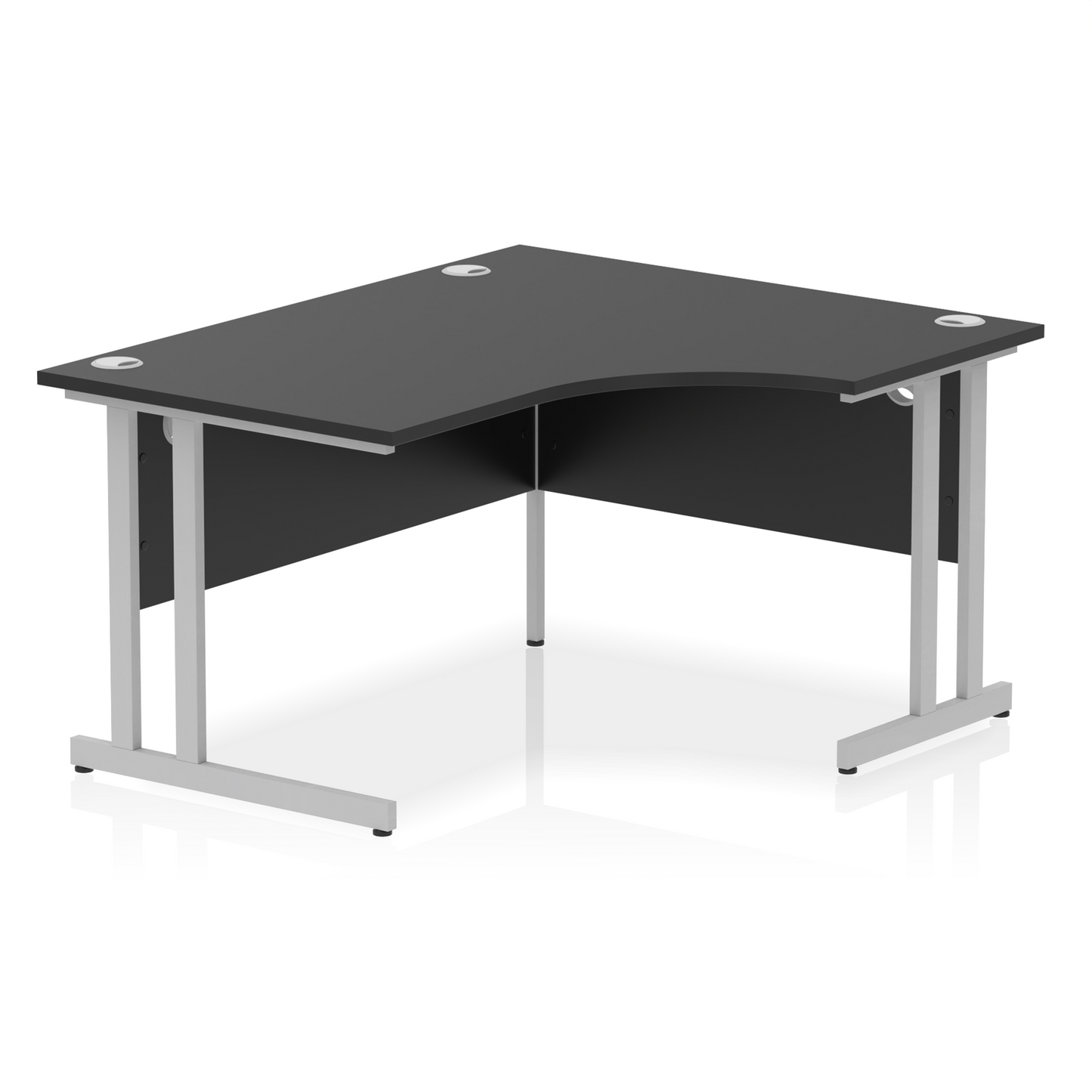 Impulse 1400mm Right Crescent Desk Cantilever Leg