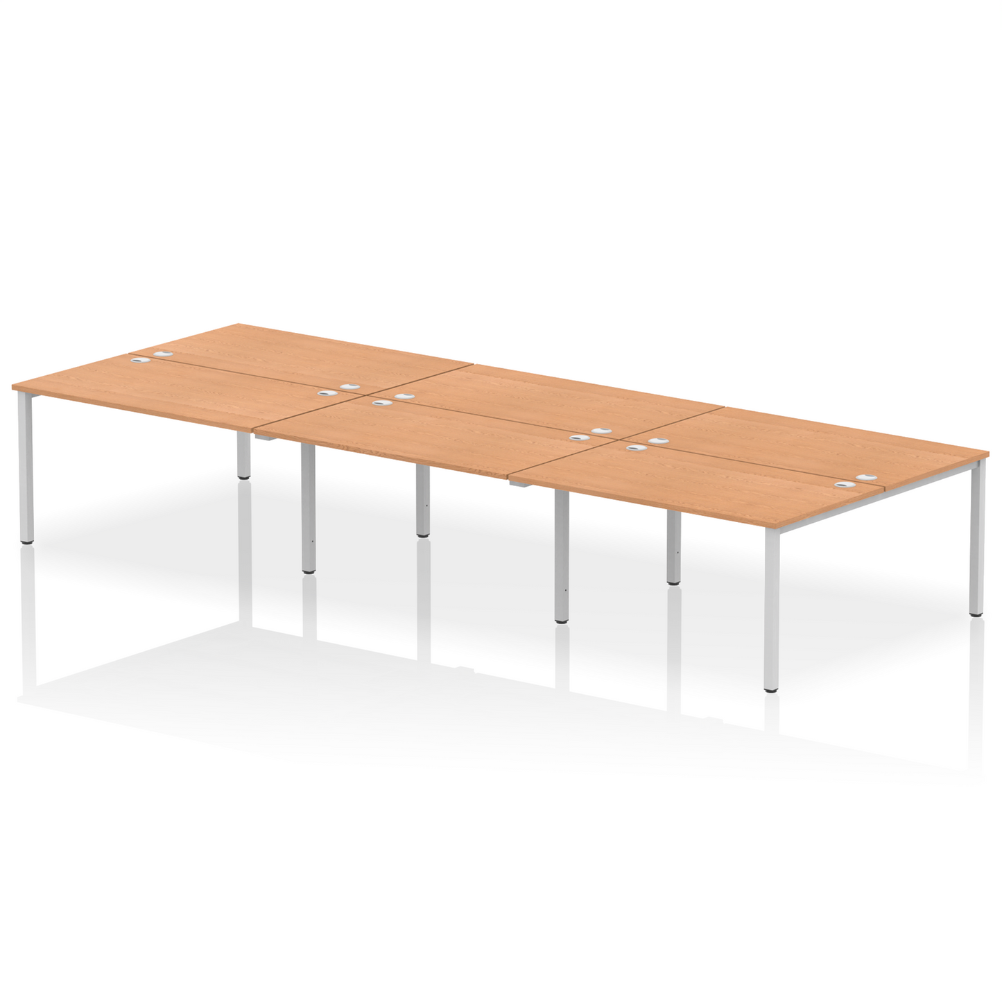 Impulse B2B Bench Desk - 6 Person