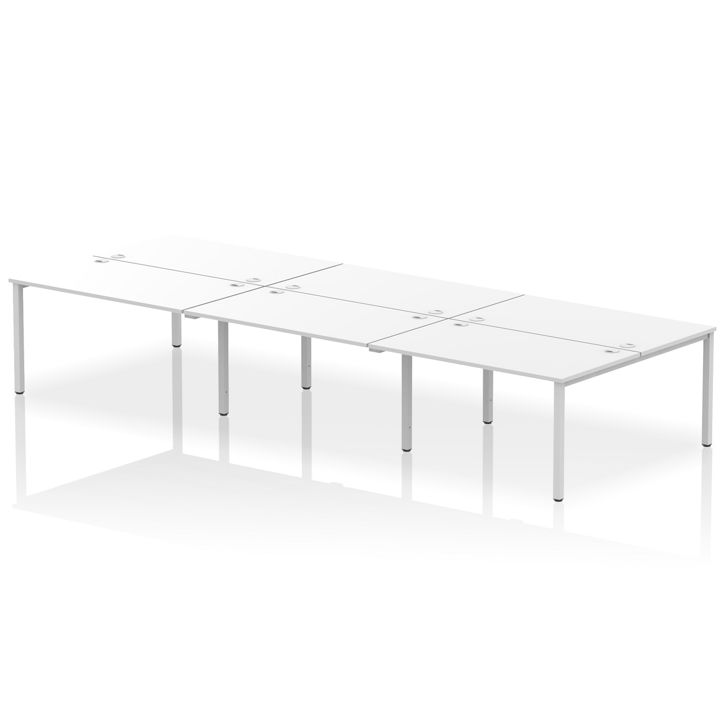 Impulse B2B Bench Desk - 6 Person