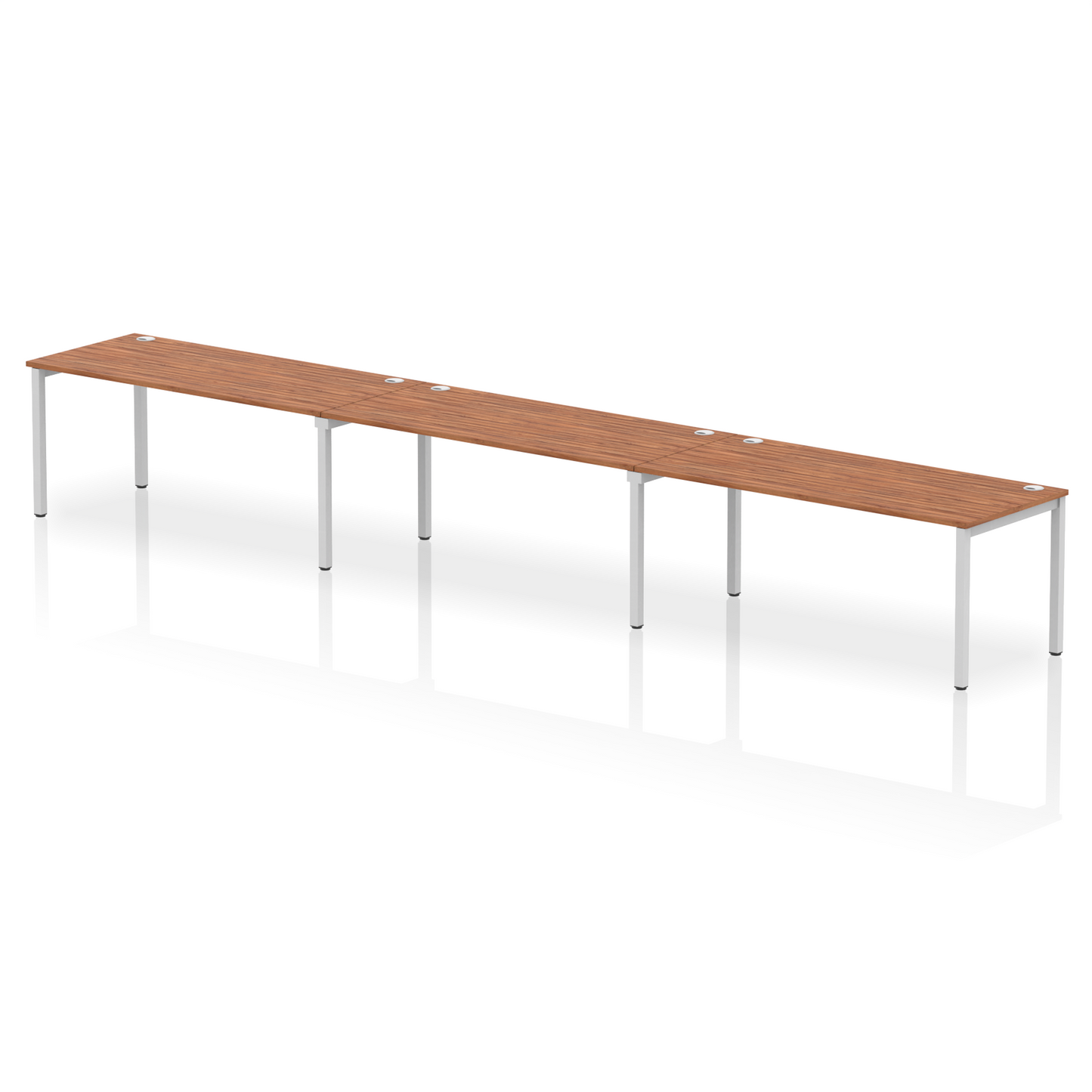 Impulse Single Row Bench Desk - 3 Person