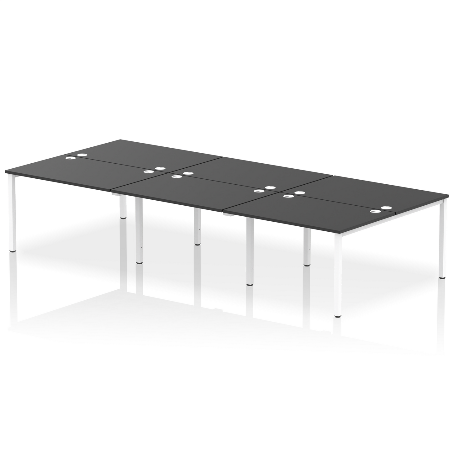 Impulse B2B Bench Desk - 6 Person