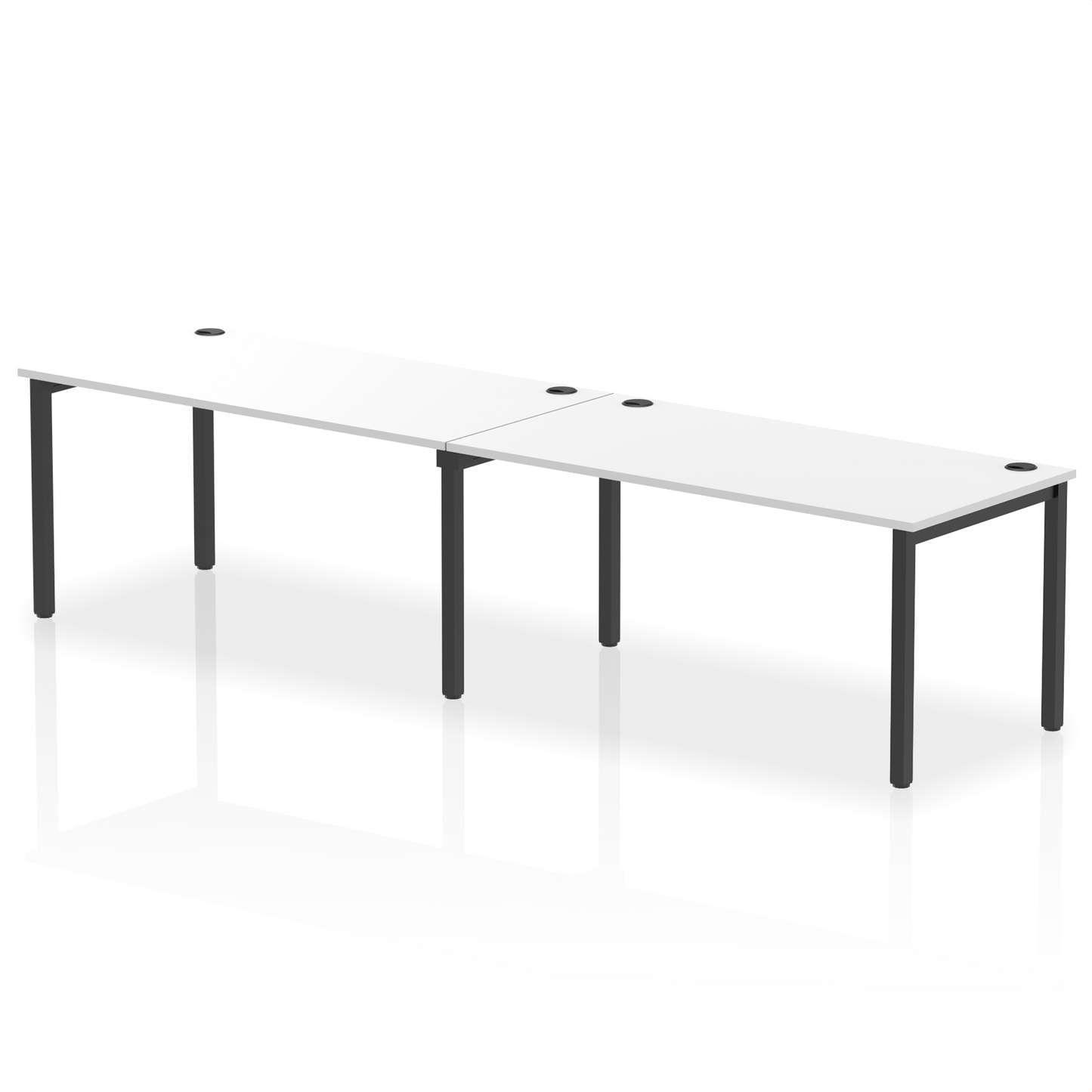 Impulse Single Row Bench Desk - 2 Person