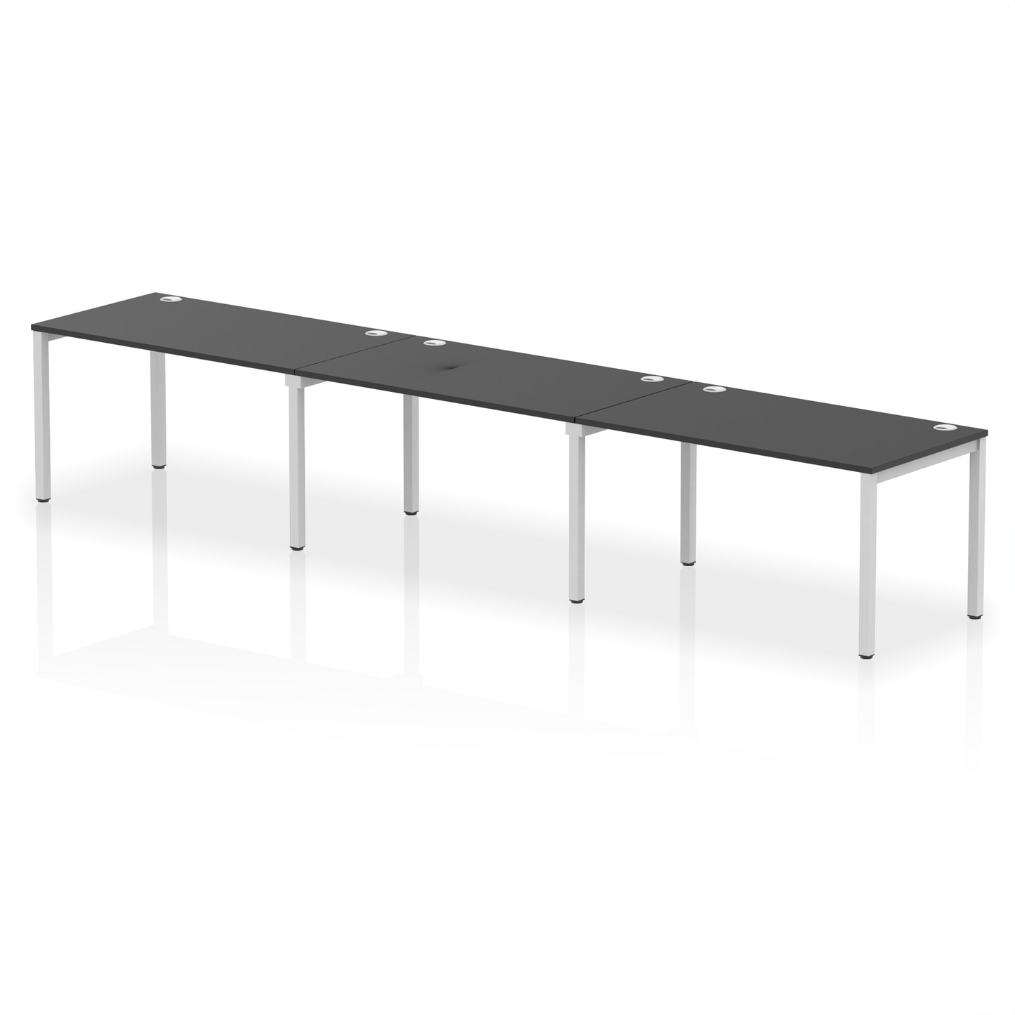 Impulse Single Row Bench Desk - 3 Person