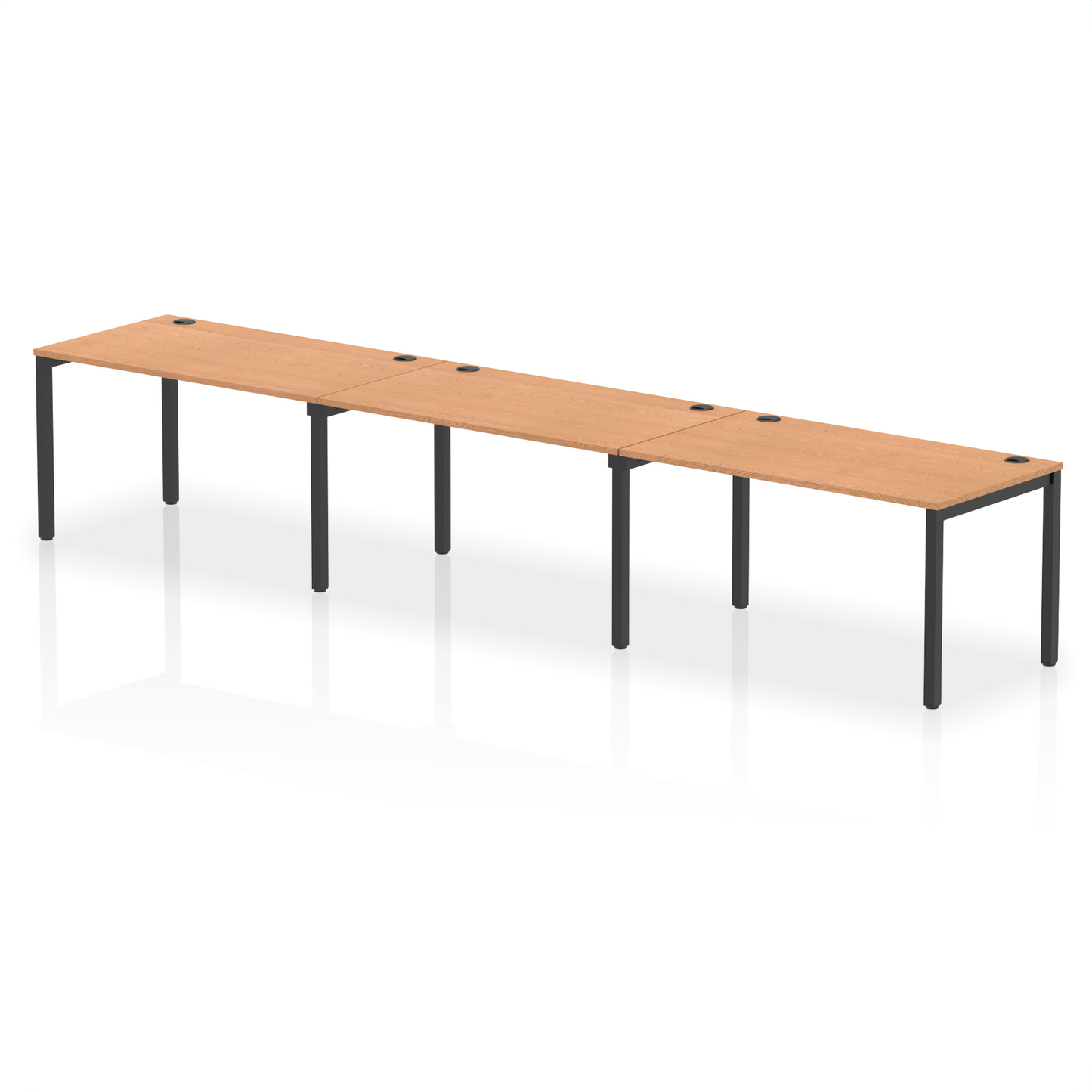 Impulse Single Row Bench Desk - 3 Person