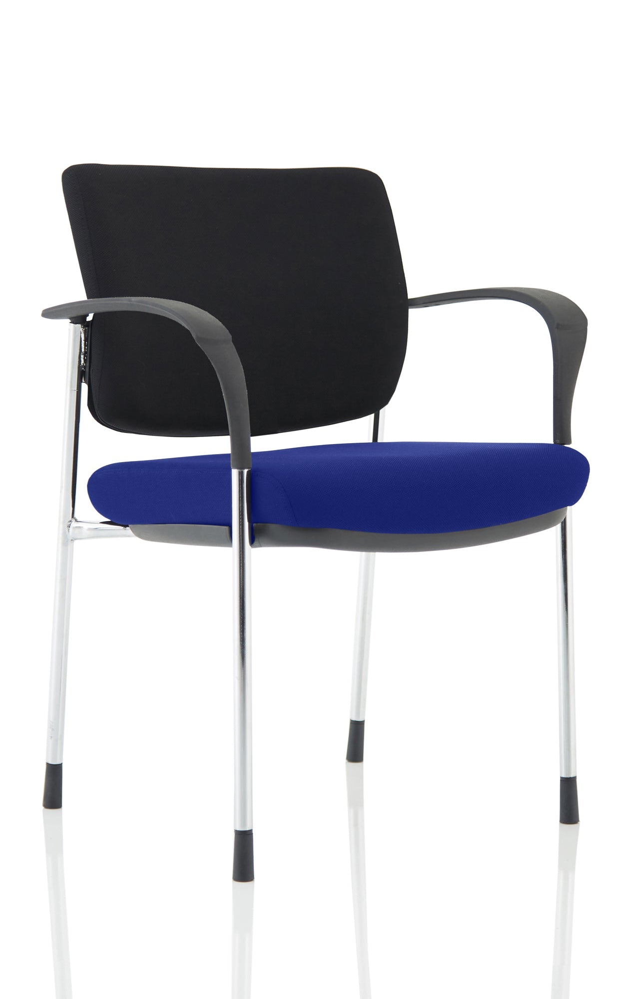 Brunswick Deluxe Medium Back Stacking Visitor Office Chair with Arms