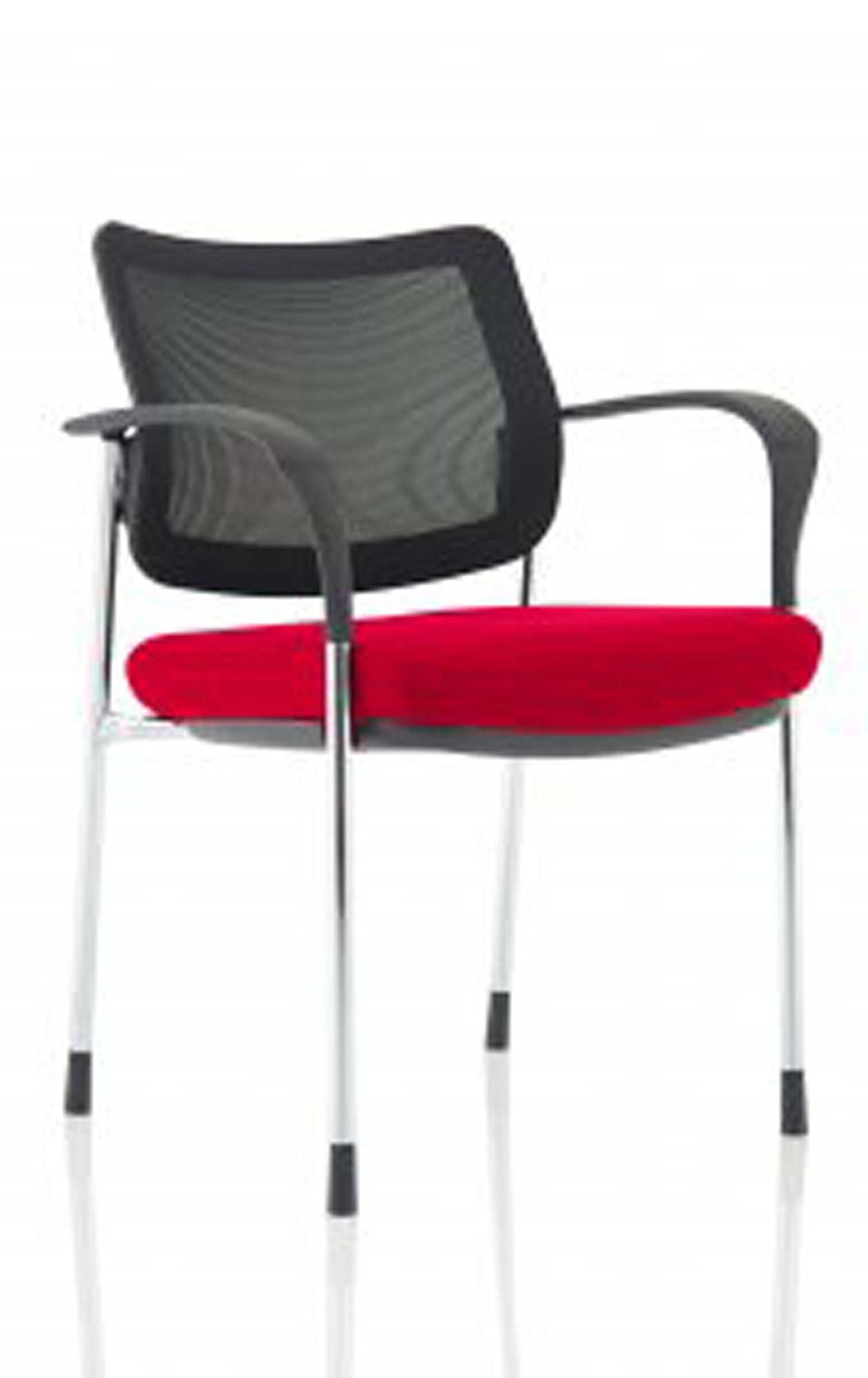 Brunswick Deluxe Medium Back Stacking Visitor Office Chair with Arms