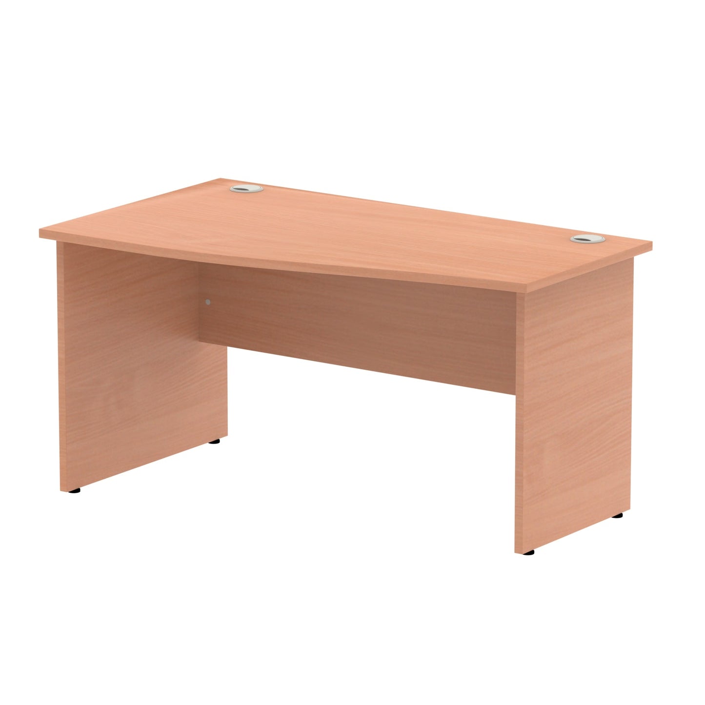 Impulse Panel End Straight Desk With Mobile Pedestal