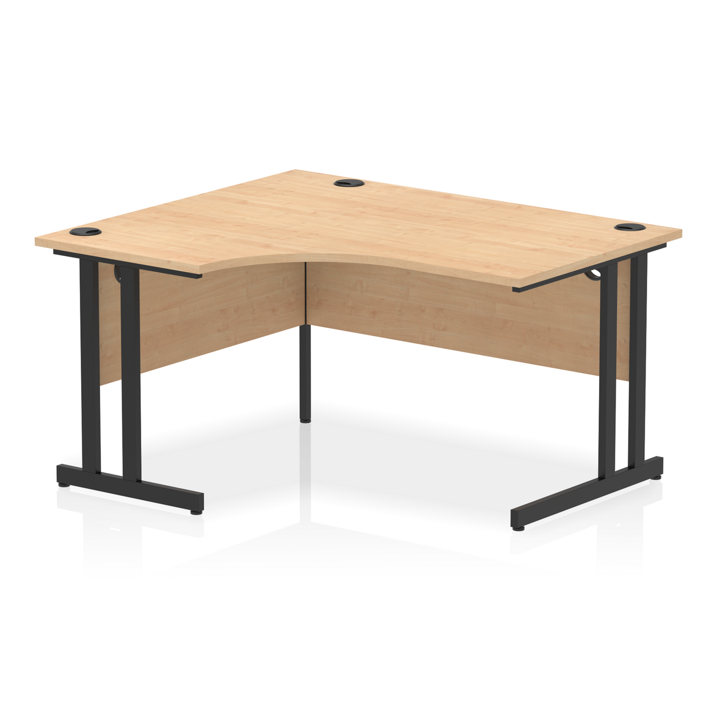 Impulse 1400mm Left Crescent Desk Cantilever Leg