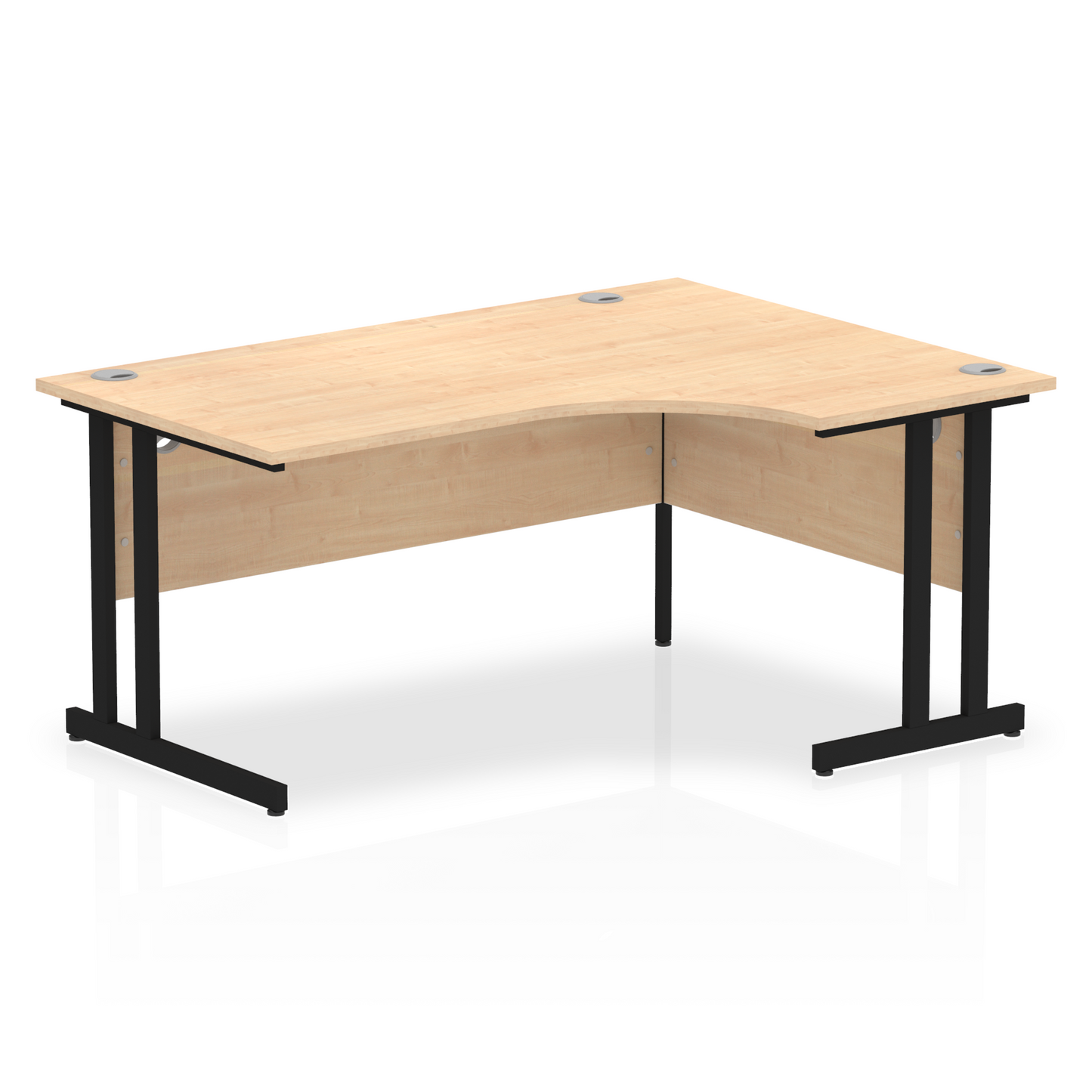 Impulse 1600mm Right Crescent Desk Cantilever Leg