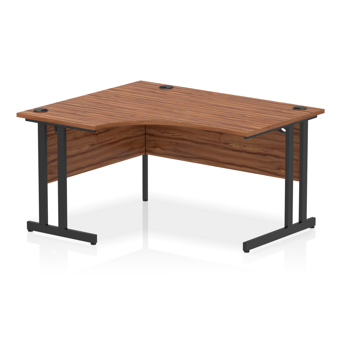 Impulse 1400mm Left Crescent Desk Cantilever Leg