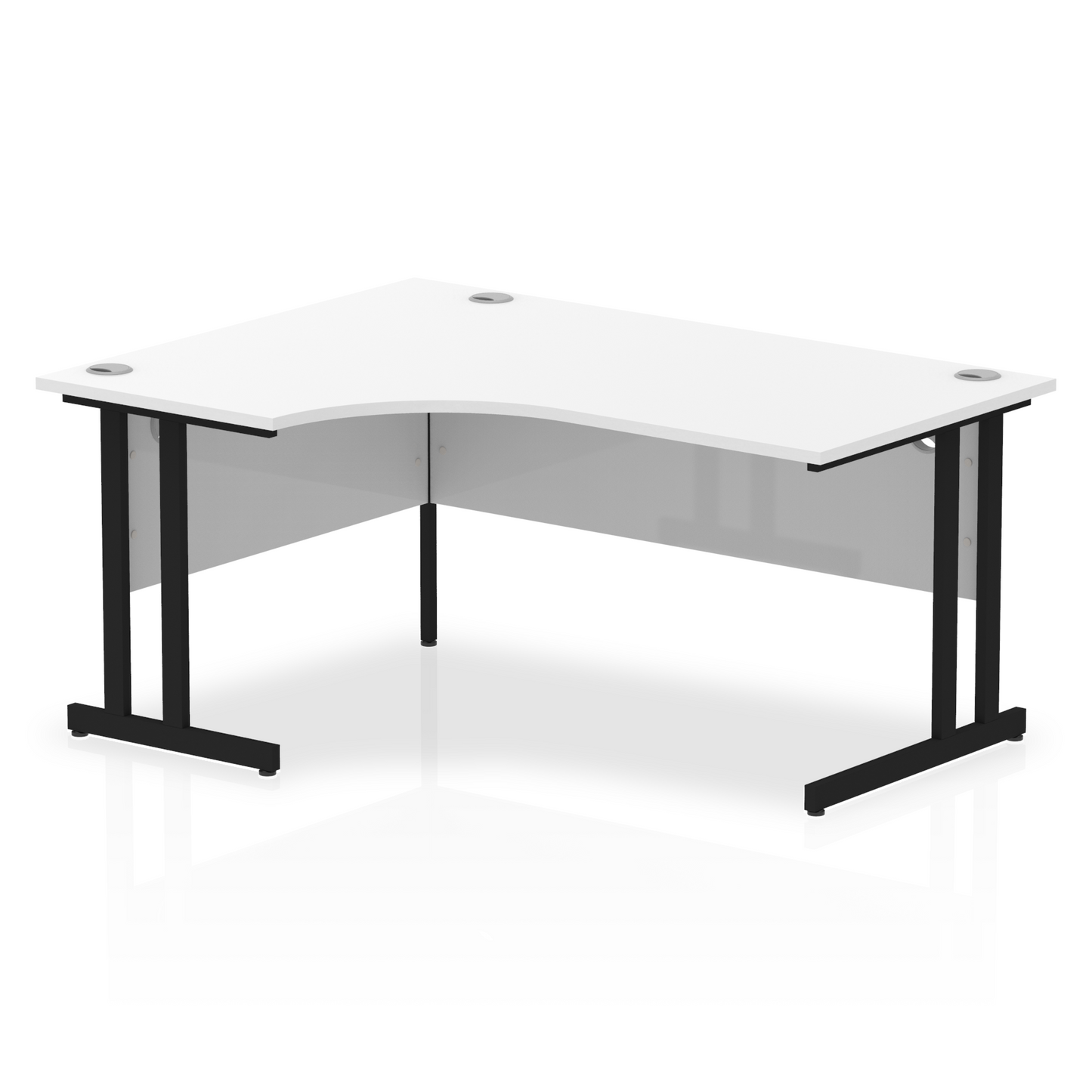 Impulse 1600mm Left Crescent Desk Cantilever Leg