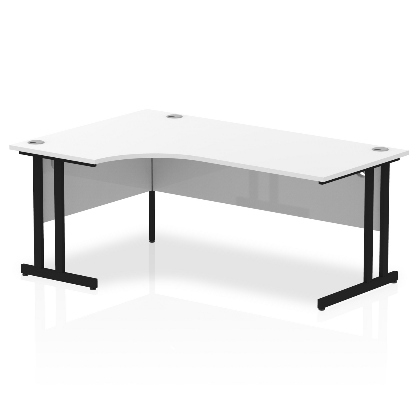 Impulse 1800mm Left Crescent Desk Cantilever Leg