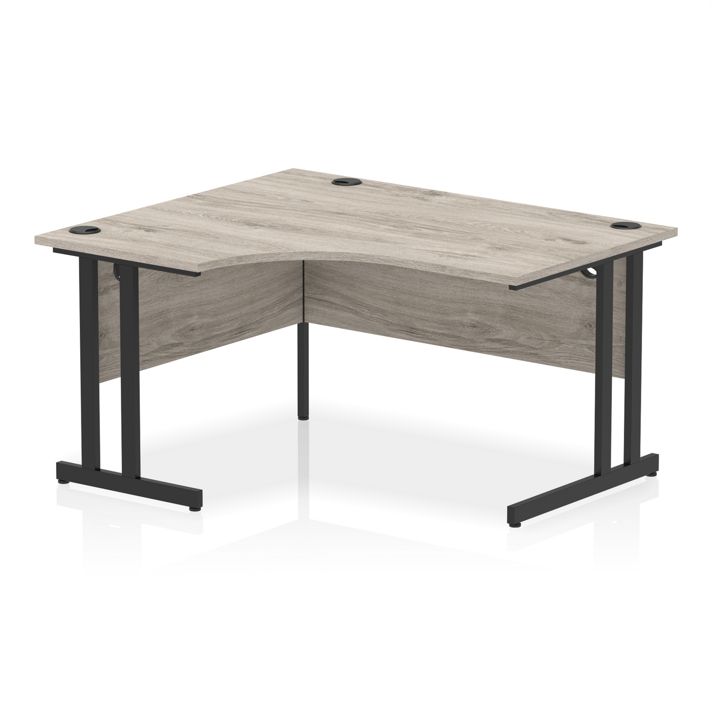 Impulse 1400mm Left Crescent Desk Cantilever Leg