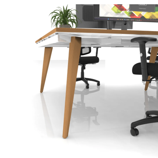 Oslo 2 Person B2B Bench Desk