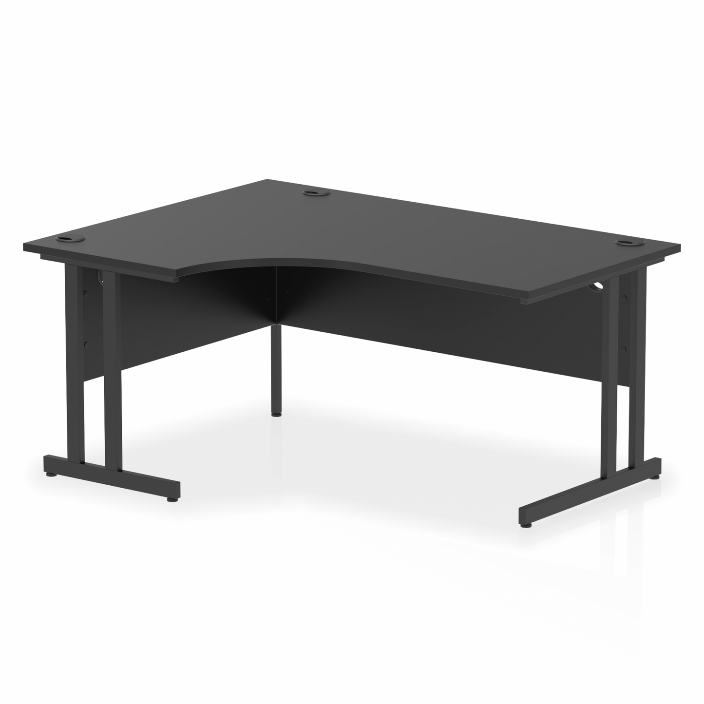 Impulse 1600mm Right Crescent Desk Cantilever Leg